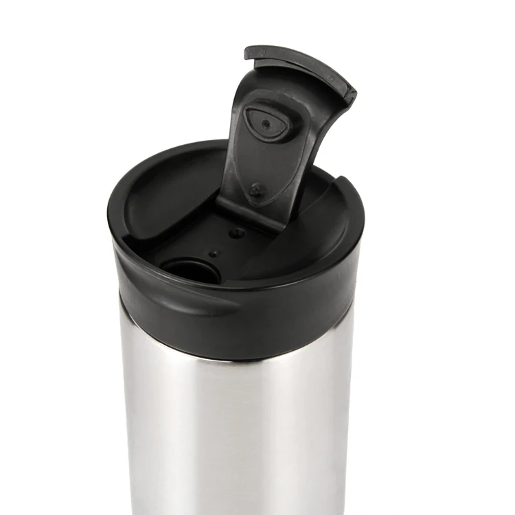 17oz Best Quality Travel Mug Stainless Steel Thermal Tumbler with Silicone Gasket Ring