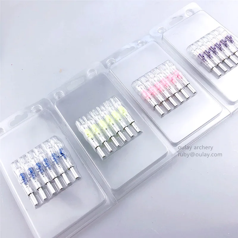 Легкое выключение, новая подсвеченная стрела, 6,2 мм, карбоновые стрелы, пластиковые держатели с переключателем ВКЛ./ВЫКЛ., не требуется никаких инструментов для ночной охоты