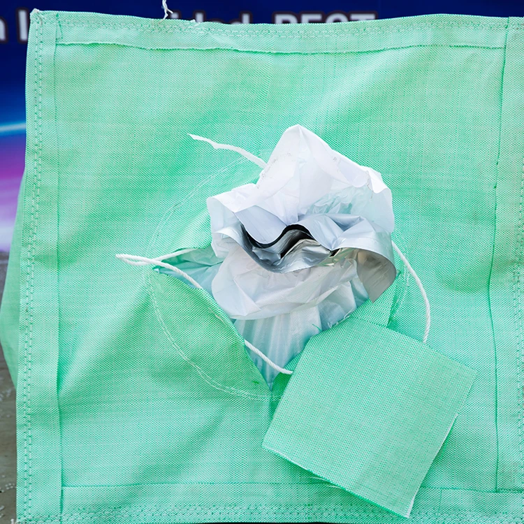 1 ton polypropylene green fibc bag bulk pp plastic cement bag big chemical bags