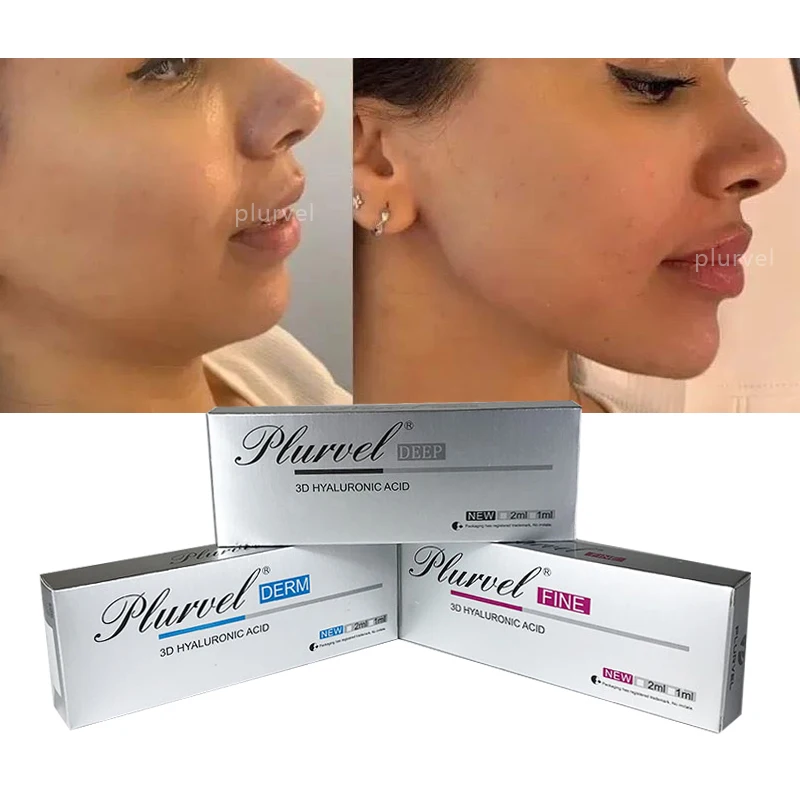 Дермальный наполнитель для лица, с гиалуроновой кислотой, для лба, носа, губ, подбородка, против морщин, Сделано в Корее