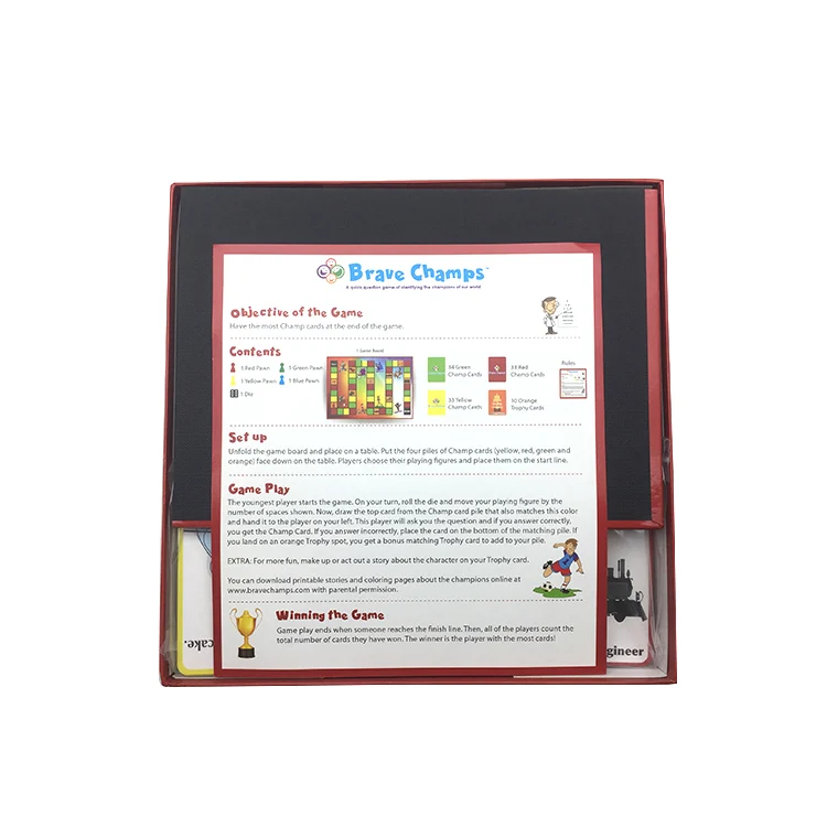 Custom Mini Jaws Scythe Parcheesi Finger Slots Board Games Printing