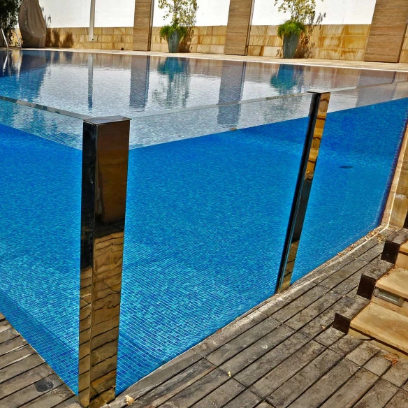 Acrylic Swimming Pool 56617 above ground plasticsteel frame swimming pool in high quality for hotel projects