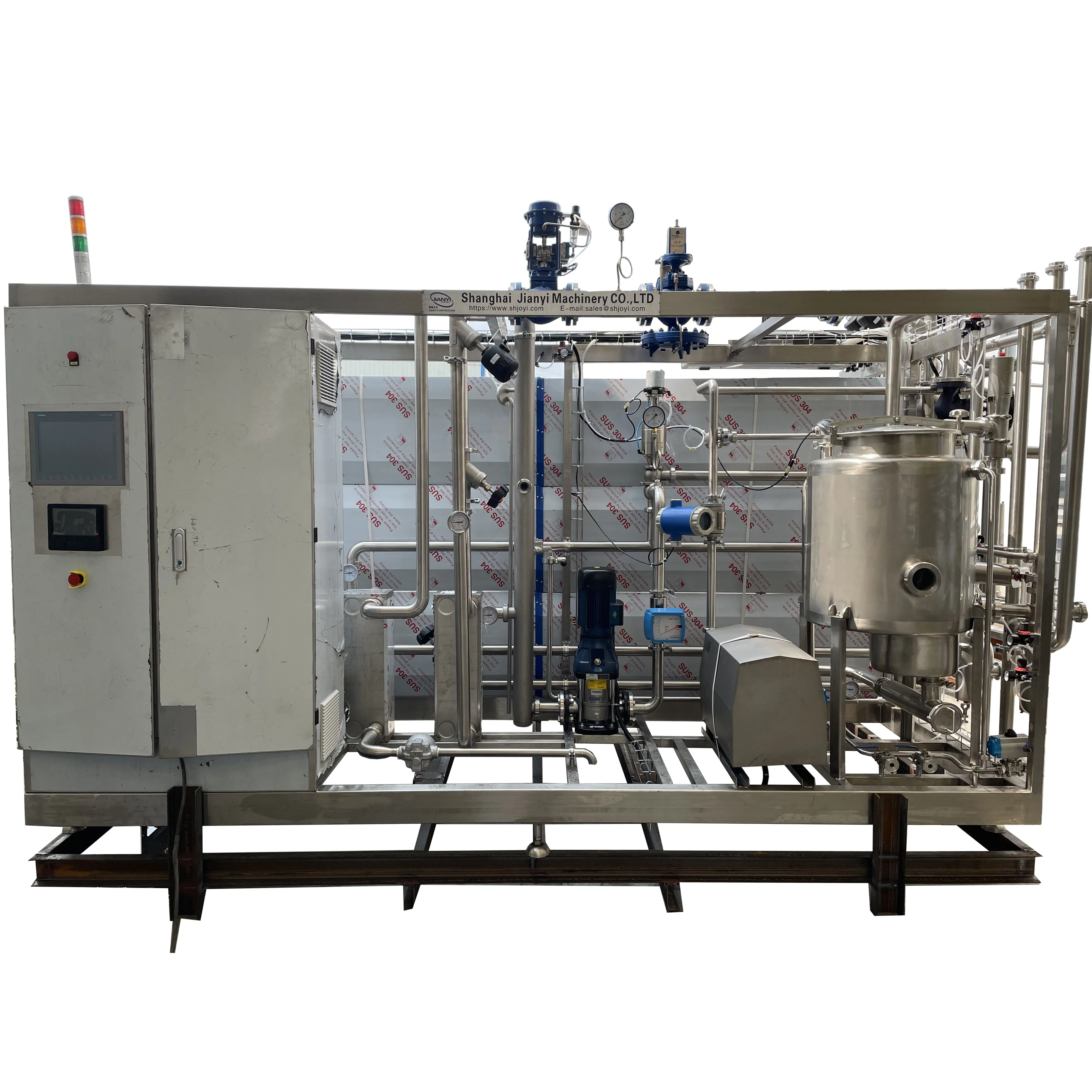 Food 1000 liter  Milk Pasteurizer Batch Pasteurizer Machines And Prices