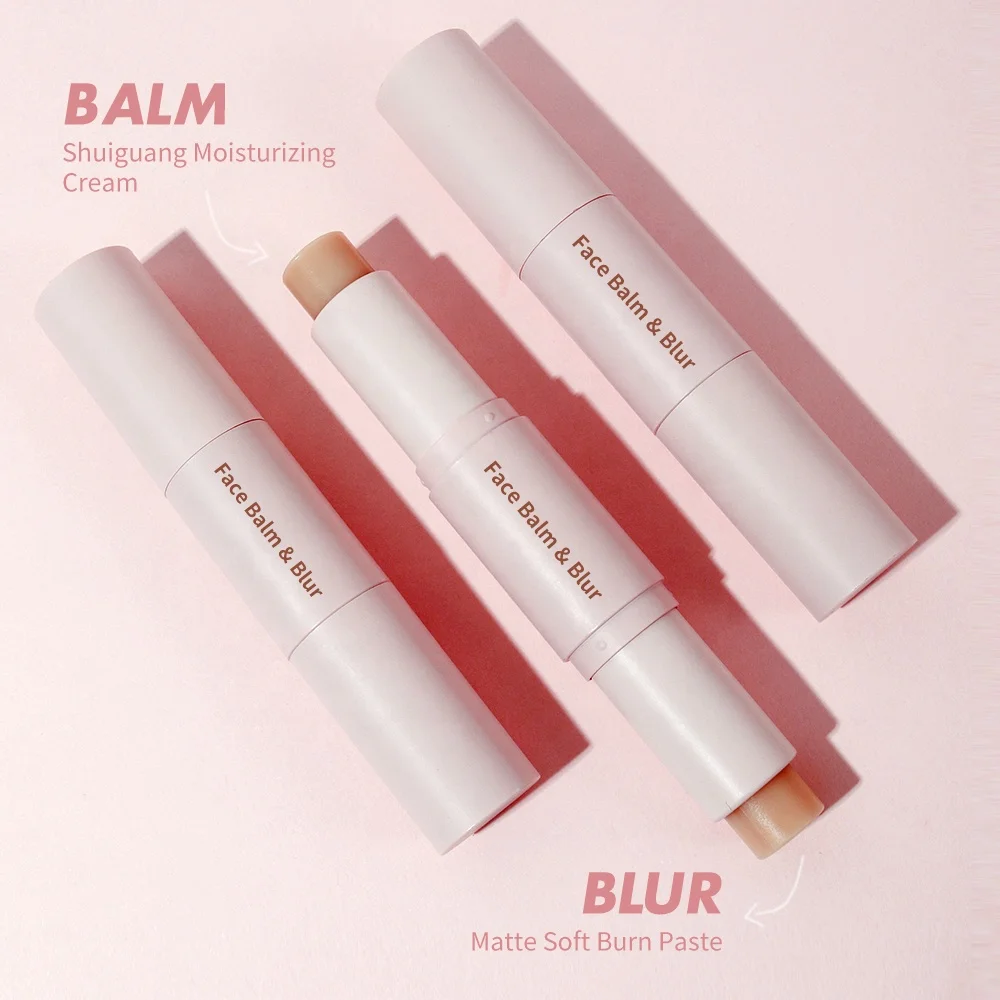 New Makeup Cosmetic Soothing and Hydrating Body Serum Stick Long Lasting Wholesale Custom Logo Blur Face Moisturizer Balm Stick