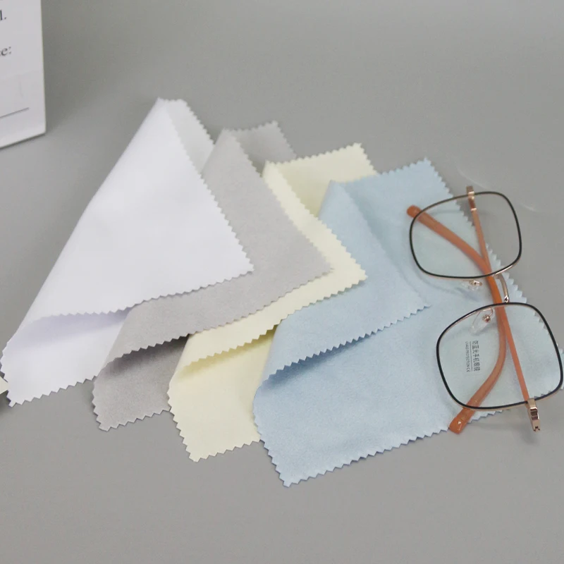 Wholesale Set Hot With Logo Glass Fiber Cloth For Screen Camera Lens Lenses Watch Glasses Cleaning