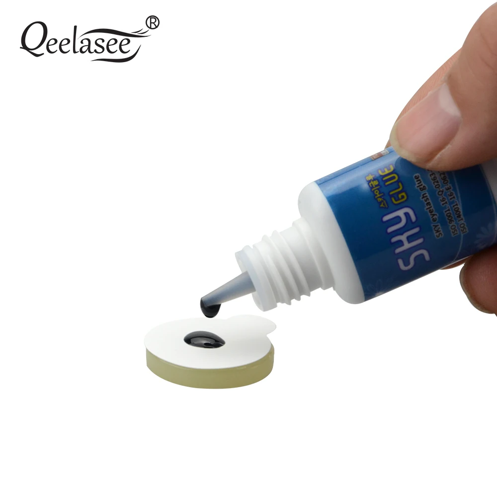 S+ Eyelash Glue Extension OEM Long Lasting Best Eyelash Adhesive Glue Private Label Made in Korea Black Top