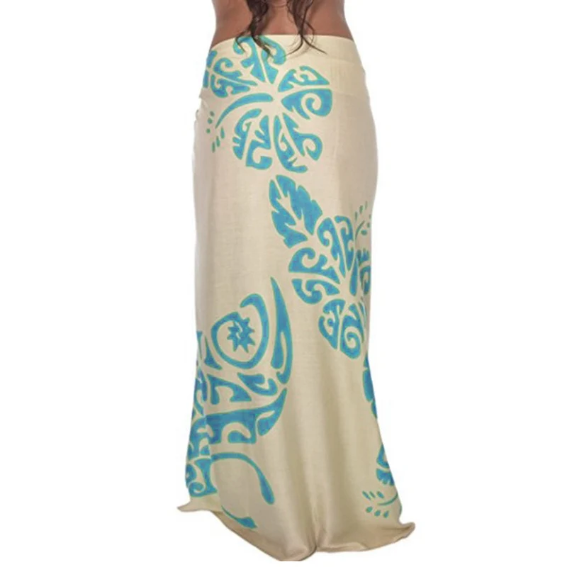 New custom design print lightweight batik sarong pareo