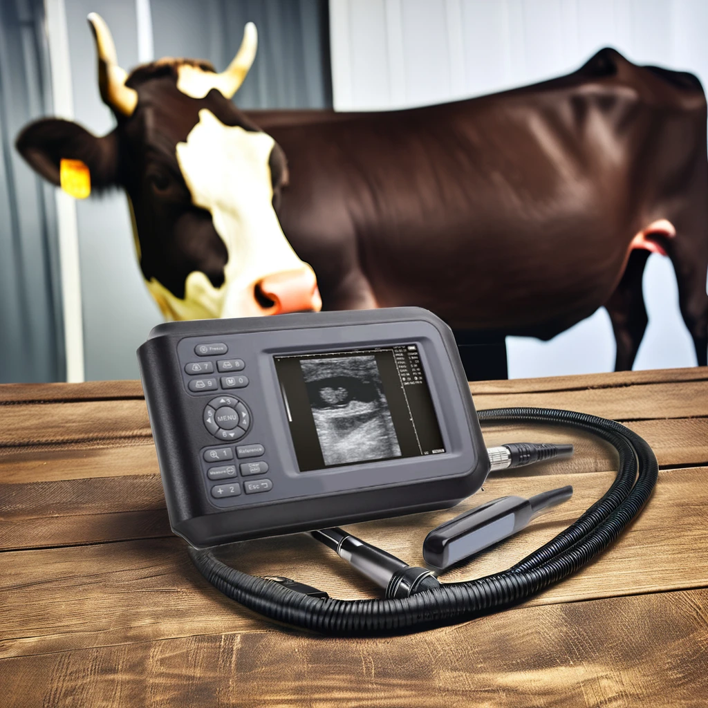 Portable Veterinary Ultrasound Scanner for Equine Bovine Dog Cat Diagnostics for On-The-Go Use