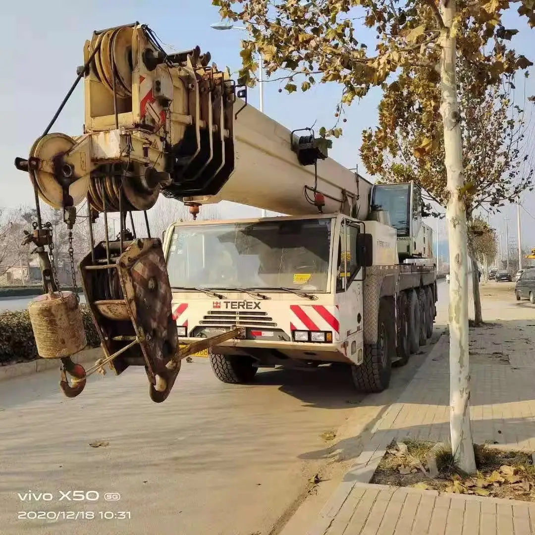 Used Demag all terrain Crane AC100 Demag 100ton crane Demag crane for sale in SHANGHAI