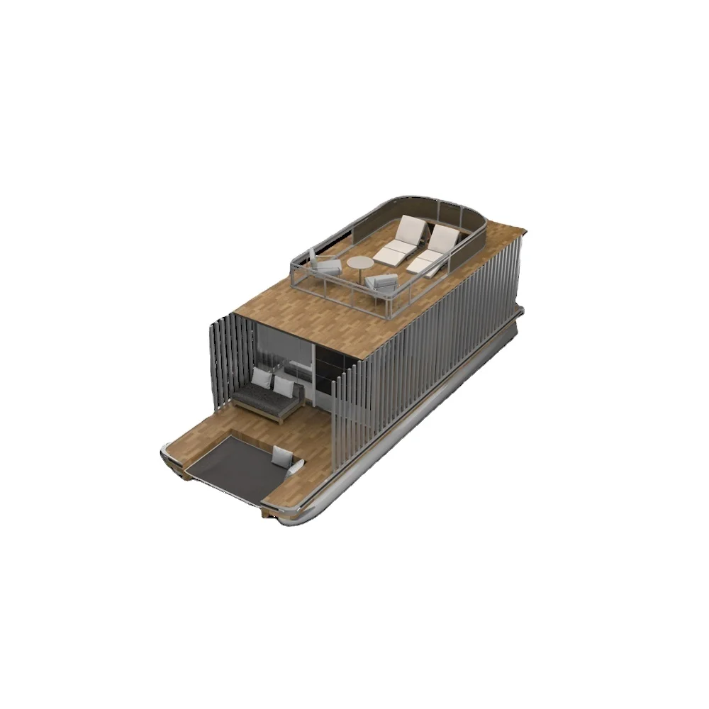 
Aluminium customized luxury sea villa House Boat Yacht for sale 