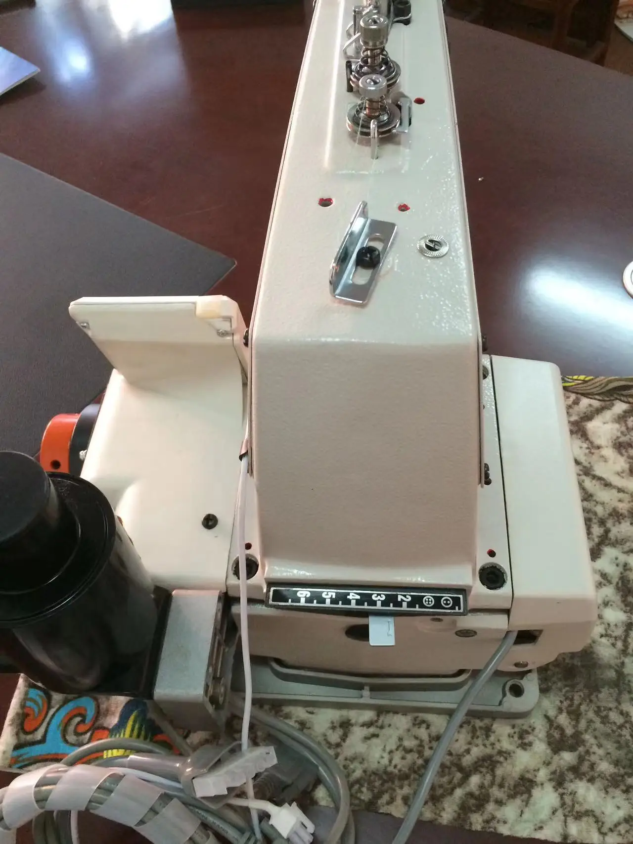 direct drive single thread chain stitch button sewing machine