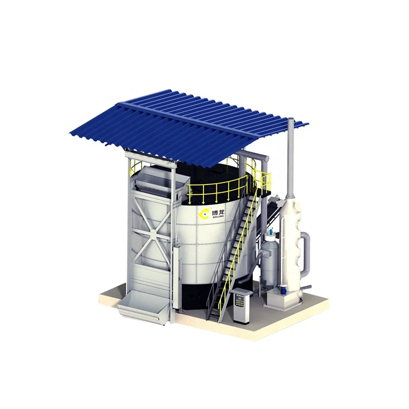 New model compost production machine livestock waste fermentation tank organic fertilizer pellet line