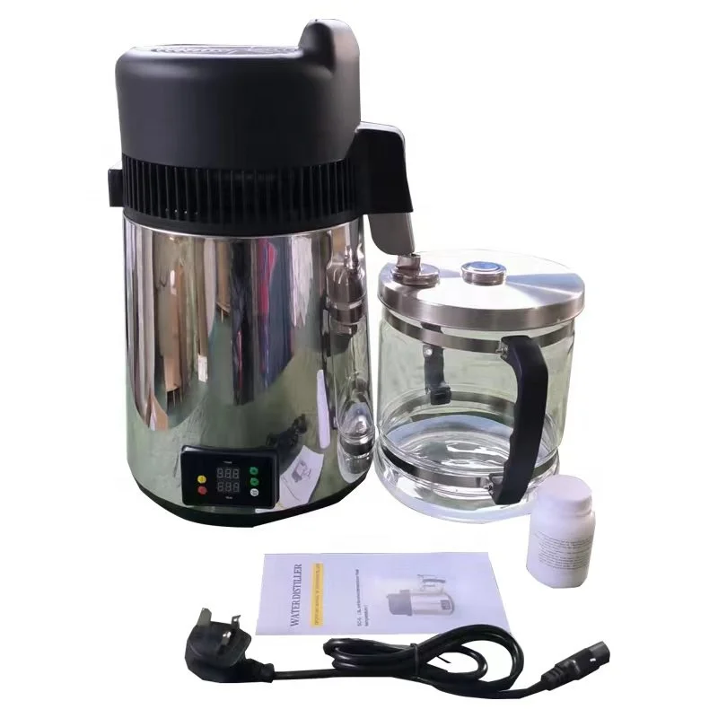 6L Sus304 Dental Equipment Water Distiller Pure Filter Purifier Water Distilled Machine
