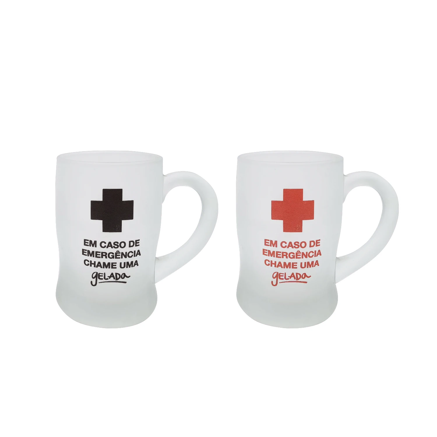 lead free custom logo glassware sublimation Glass Beer Steins Mugs Tankards Set with small bell