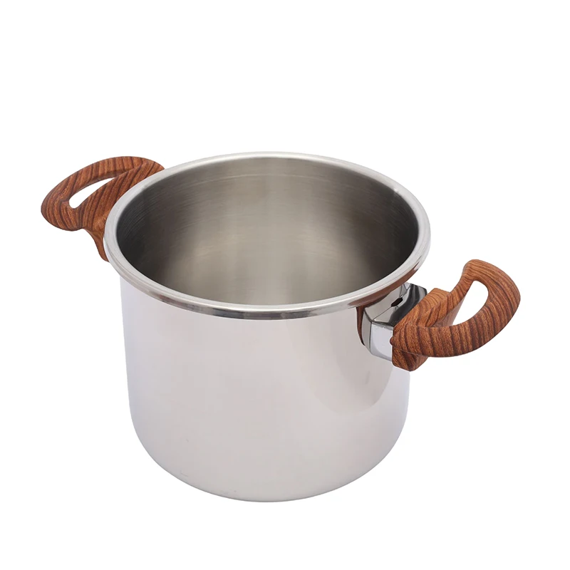 Stainless Steel Pressure Cooker  multicooker wooden color design with coating induction pressure cooker
