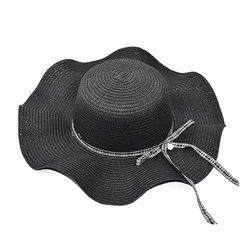 Hot Selling Korean Wave Big Edge Sequin Designer Summer straw Hat