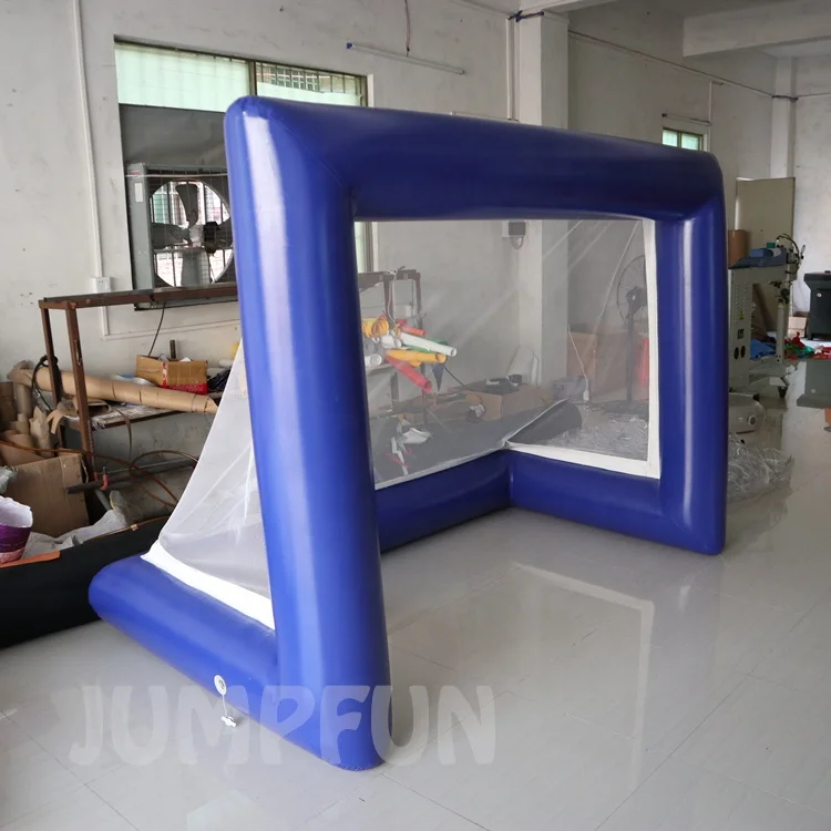 Hot Air-tight Inflatable Football Door good quality cheap Inflatable football goal for speed shoes