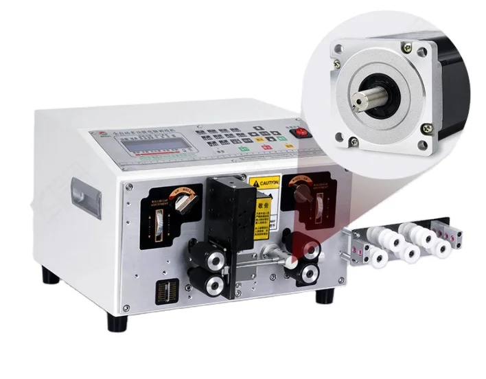 USB Cable cutting and stripping machine for Braided Cable