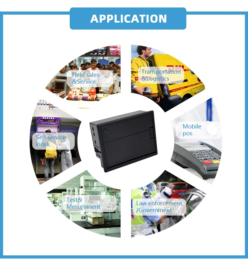 Brightek 80mm Mini Thermal Panel Printer WH-E19 for weighing scale