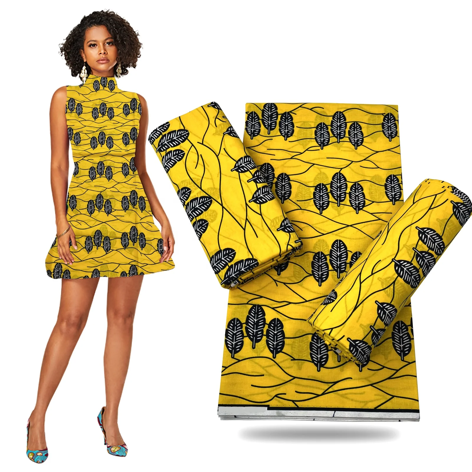 Factory wholesale nigerian  african wax print Fabric 100% cotton african wax