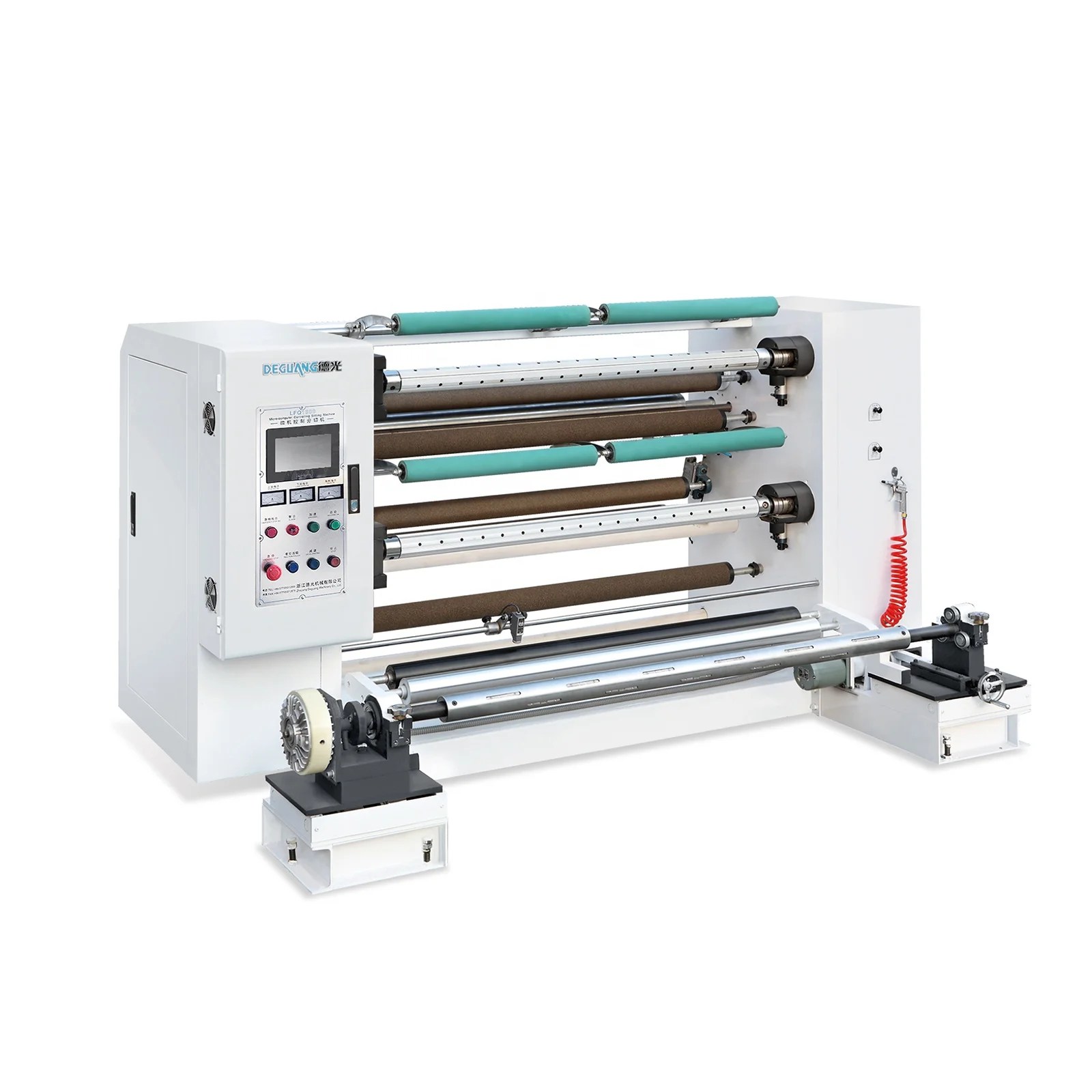 CE certificate melt blown fabric slitting machine non-woven fabric slitter rewinder machine