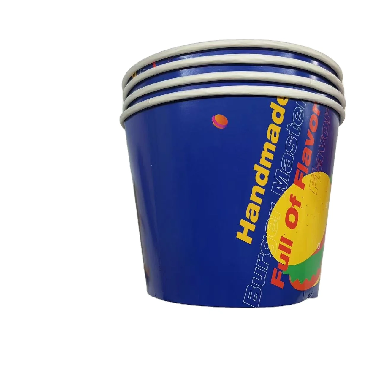 Custom logo 34oz 32oz 85oz 130oz 170oz food grade cinema chips bucket paper popcorn bucket