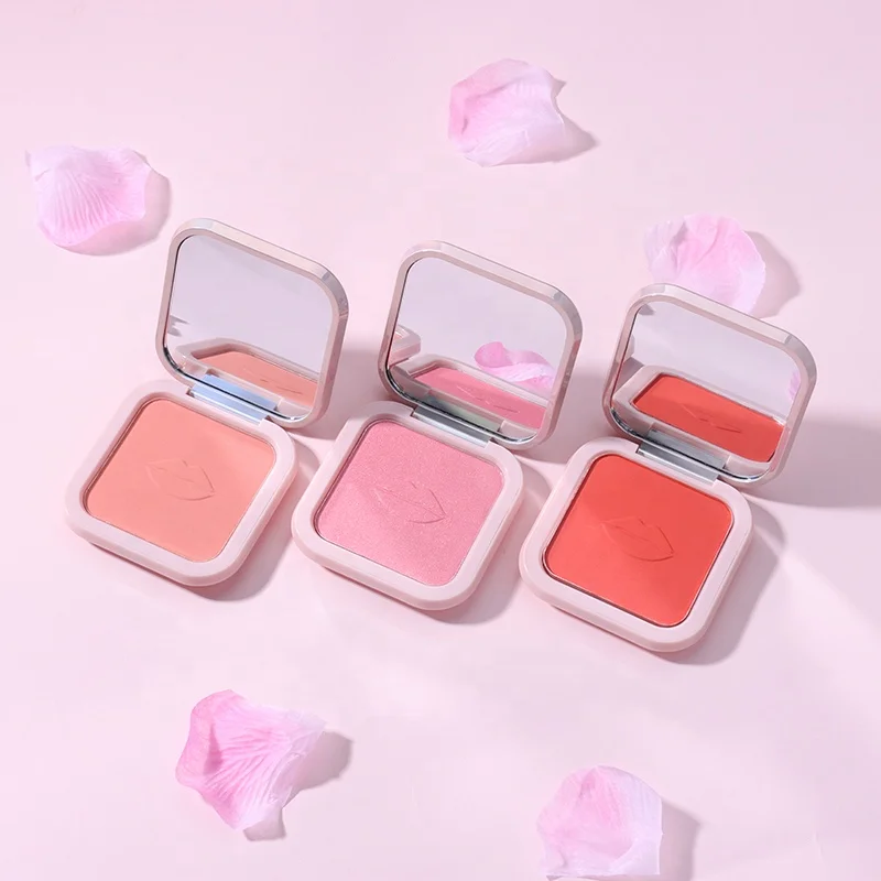 Oem Organic Blusher Pink Makeup Cheek Custom Blush Palette Private Label Powder Cream Blush