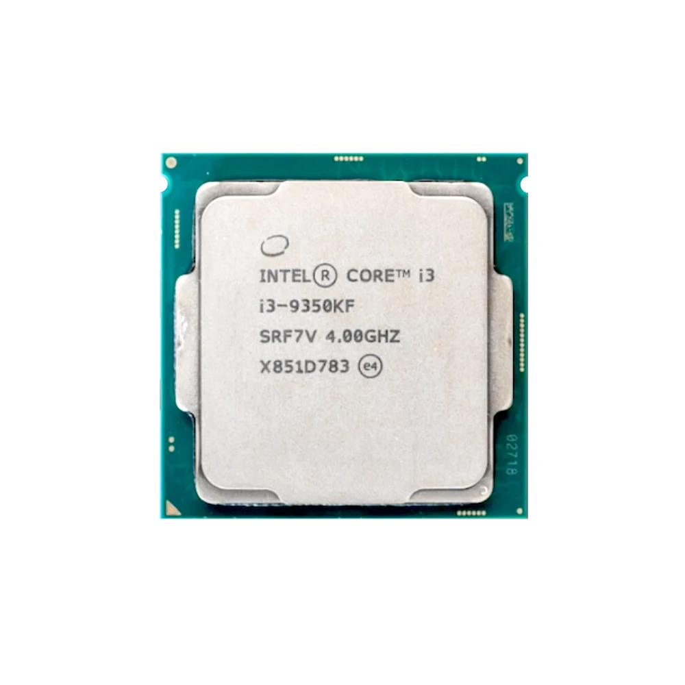 Intel Core i3 Desktop CPU 8M Cache 4.0 GHz Coffee Lake 4 Core 91W SRCZT i3-9350K