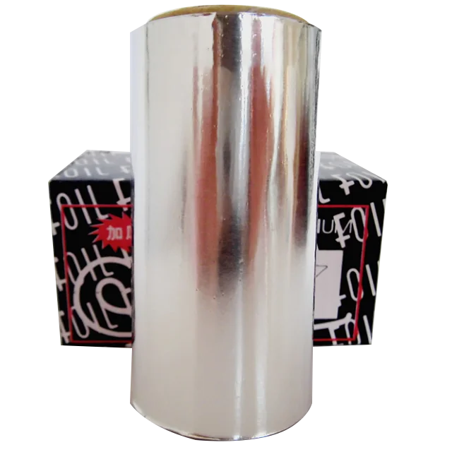 Factory high quality silver/colored plain/embossed aluminum foil roll for hairdressing perm and dyeing