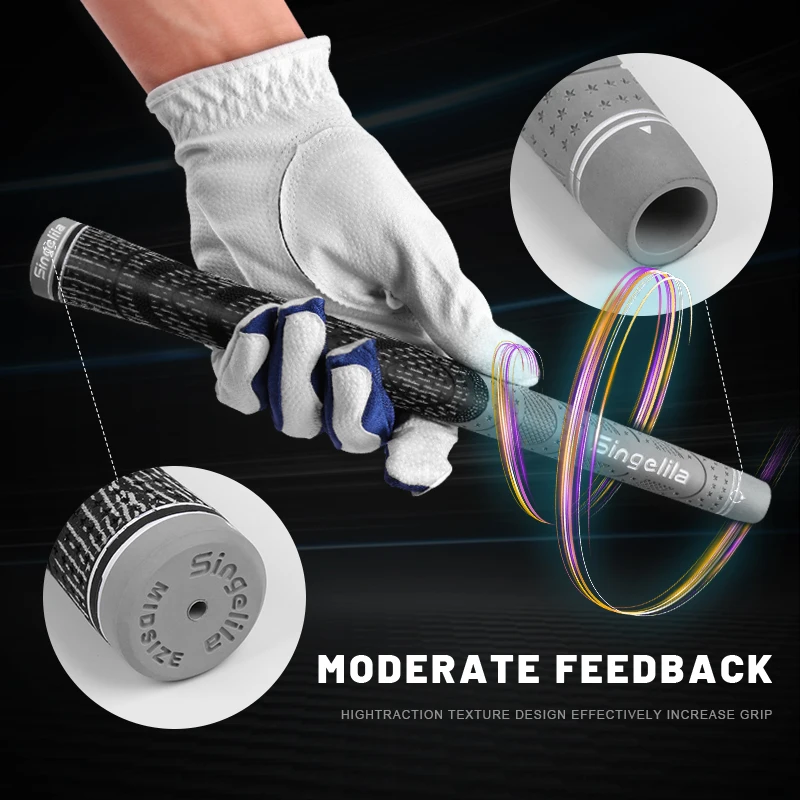 Factory Price Standard Midsize Wood Iron OEM Custom Logo Golf Rubber Cord Grip Golf Club Grips Golf Grip