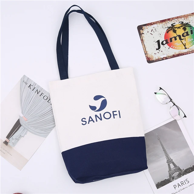 promotion eco blank cotton canvas tote bags with personalize logo