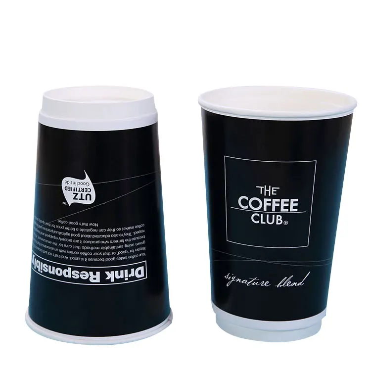 
Hot Paper Cup Double Wall 8oz 10oz 16oz 2.5oz White Coffee Paper Cups 