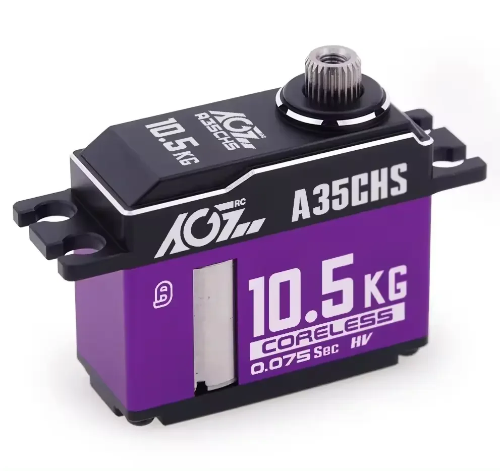 AGFRC A35CHS 10 5 кг 0 075 S быстрая скорость полный корпус CNC HV Coreless программируемый цифровой мини сервопривод для RC Plane /Jet