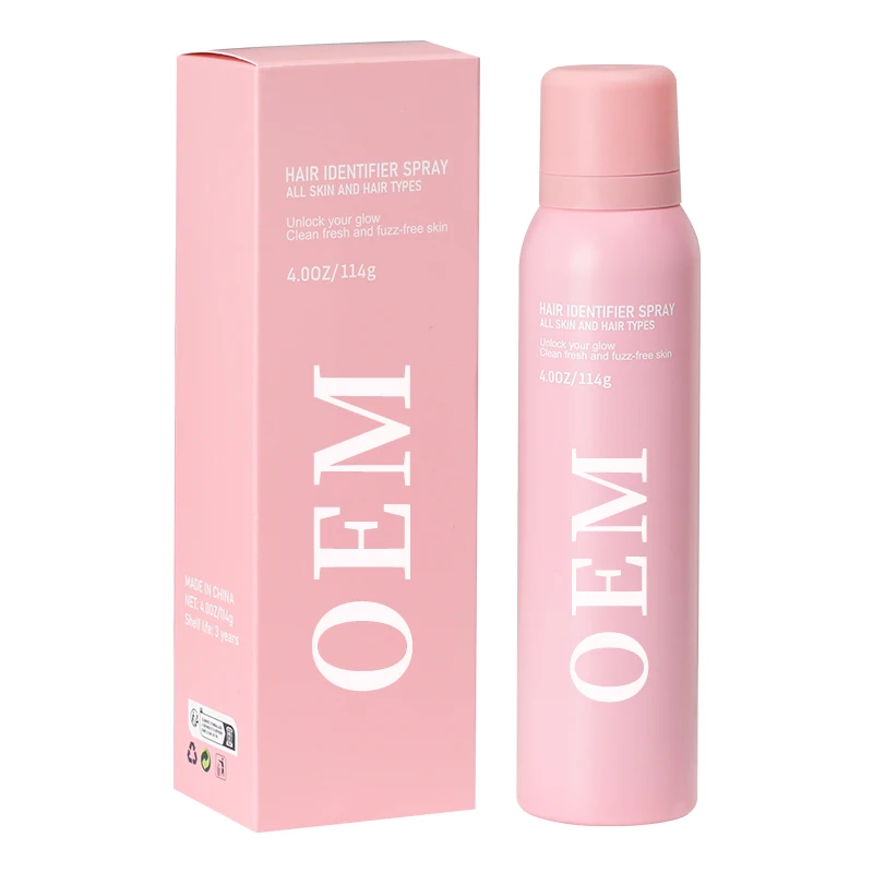 OEM ODM High Quality Face Hair Remove Spray With 2 Razors For Face Shaving Hair Identifier Spray