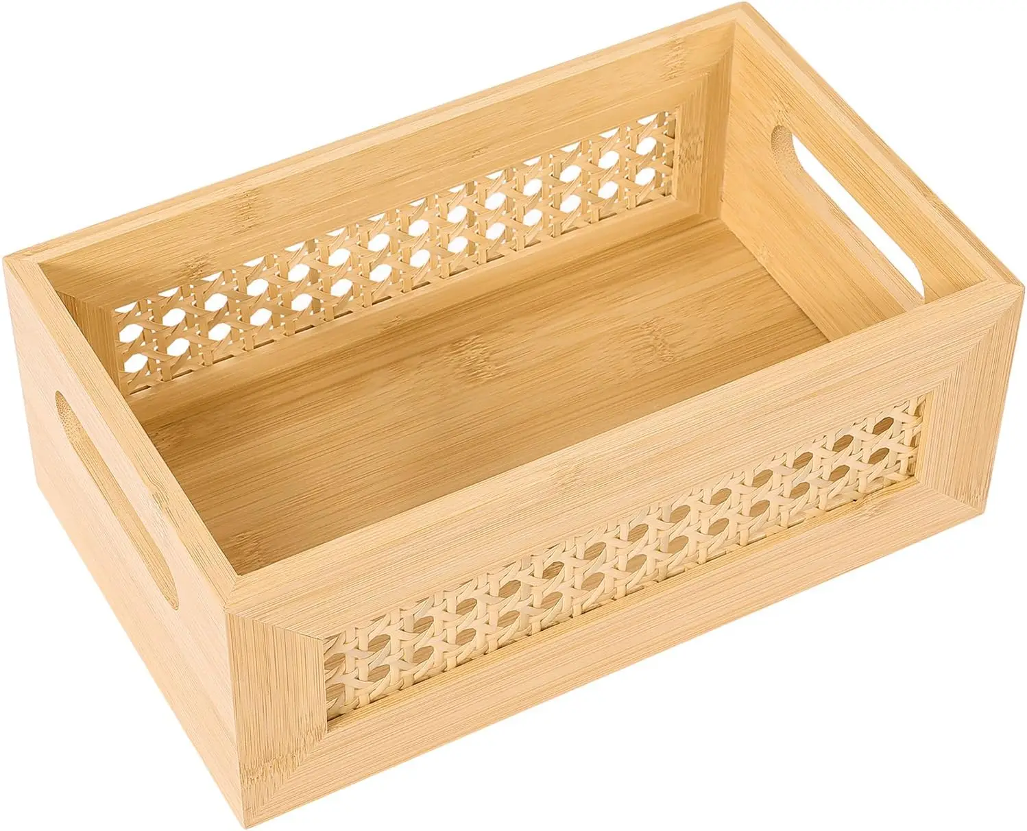 Handmade Custom Bamboo Wood Box Gift Solid Slide Lid Wooden Storage Box