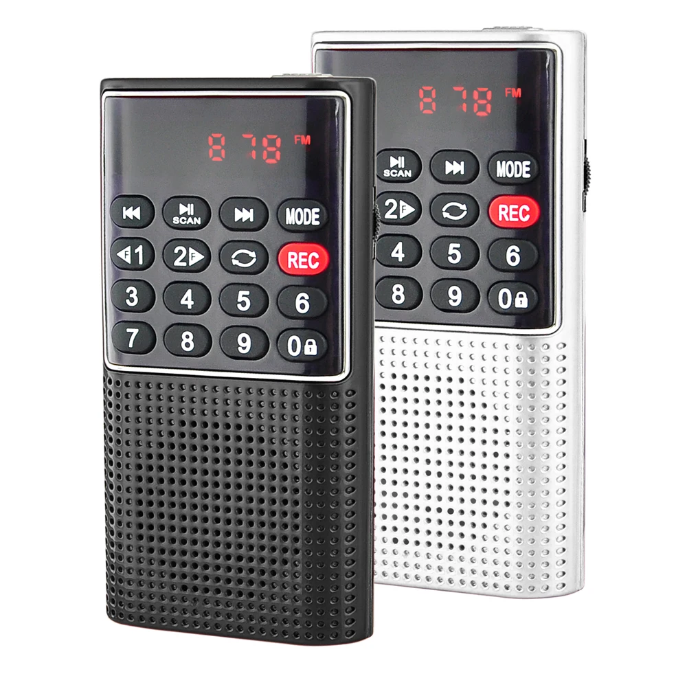Dewant L-328 FM радио мини портативное динамик с диктофоном и MP3