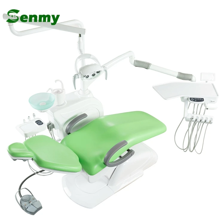 S112 CE Full Set Mobile Portable Dental Unit with Air Compressor and Suction All in One Mode Delivery Unit