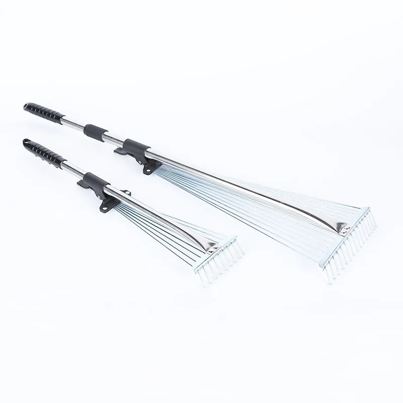INNO Expandable Folding Leaf Collector Leaf Grabber Rake With Long Handle