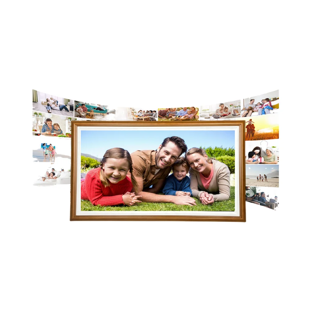 55-Inch New Digital Art Encrypted Frame Wifi Applicable Electronic Photo Screen Display Commercial Use Digital Signage Displays