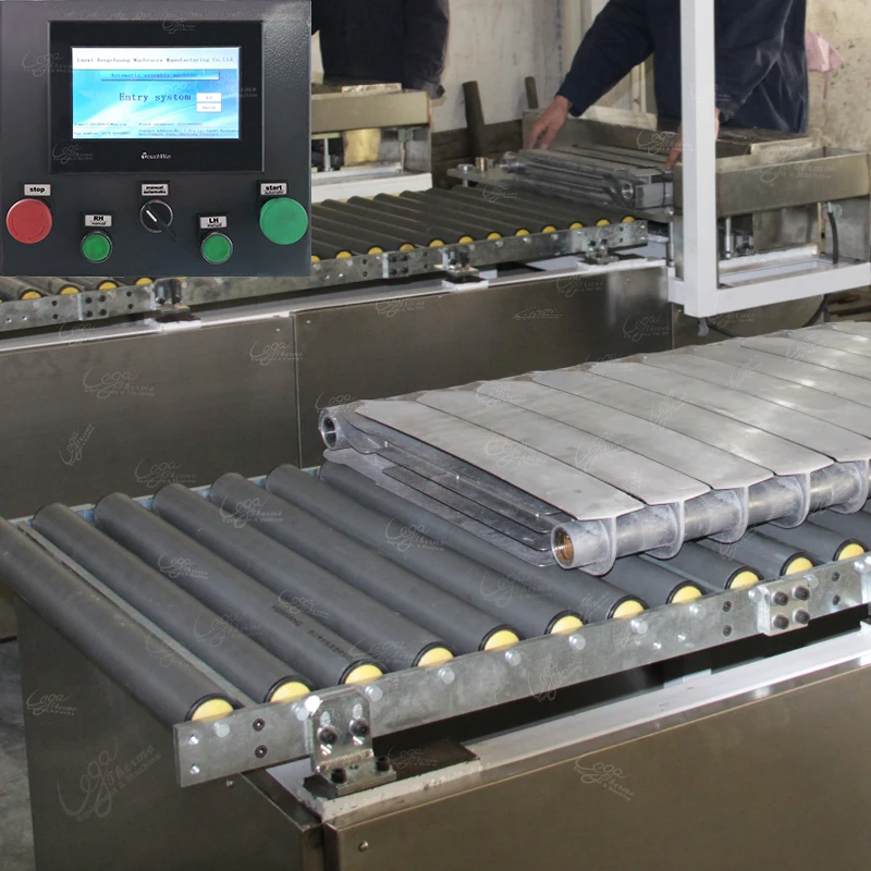 Semi-automatic PLC control die casting radiator manufacturing Left main spindle motor 1.8 kw special radiator assembly machine