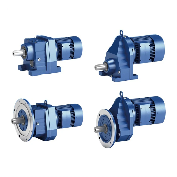 R series Helical Bevel Geared speed motor reducer with 3kw 4kw 5.5kw 7.5kw 11kw 15kw