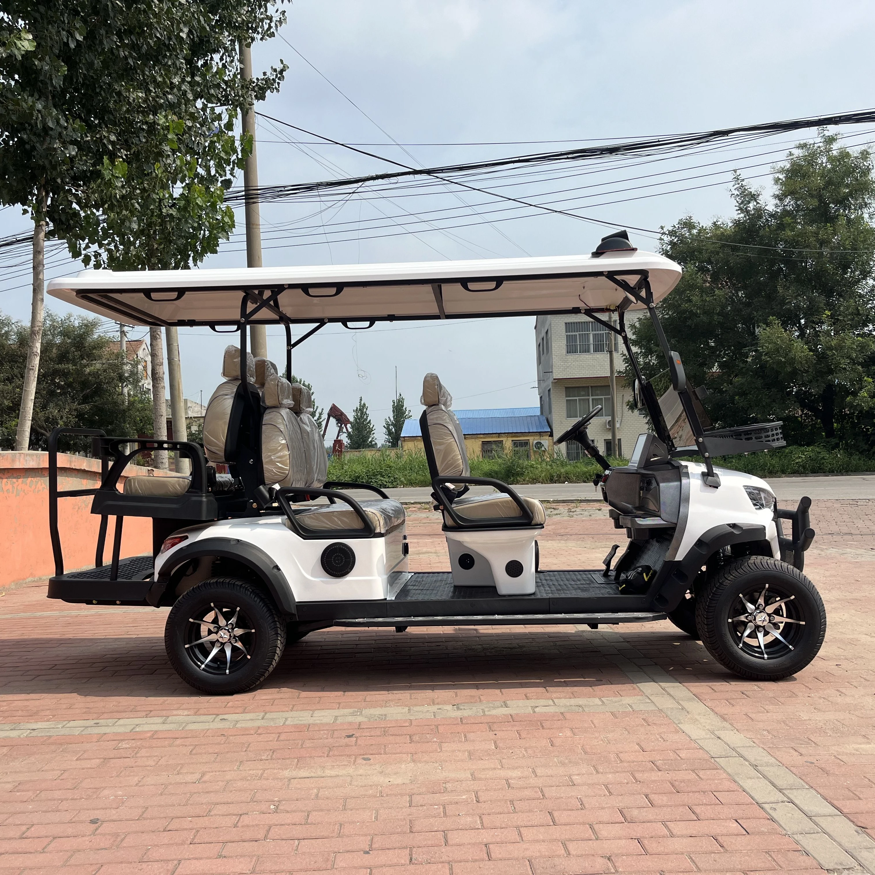 LC Electric Engine 60V New 6 Seater Road Legal Electric Golf Cart