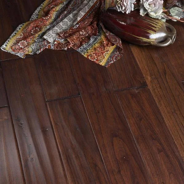 ABCD Grade Natural Color Teak Waved Heating Floor Tiles Wood Hardwood Flooring