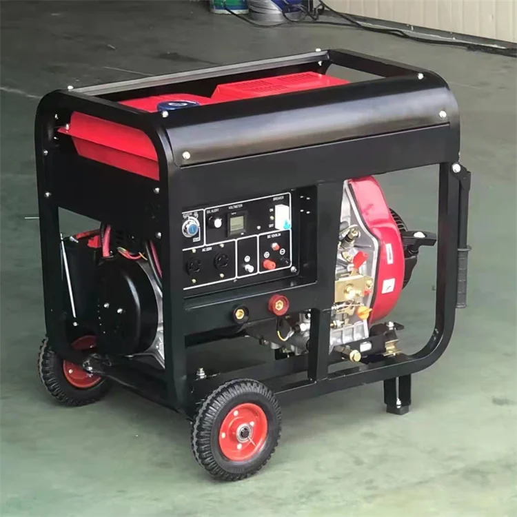 Дизельный генератор с воздушным охлаждением, бензиновые генераторы 2 кВт-11 кВт, открытого типа, сверхтихий Тип