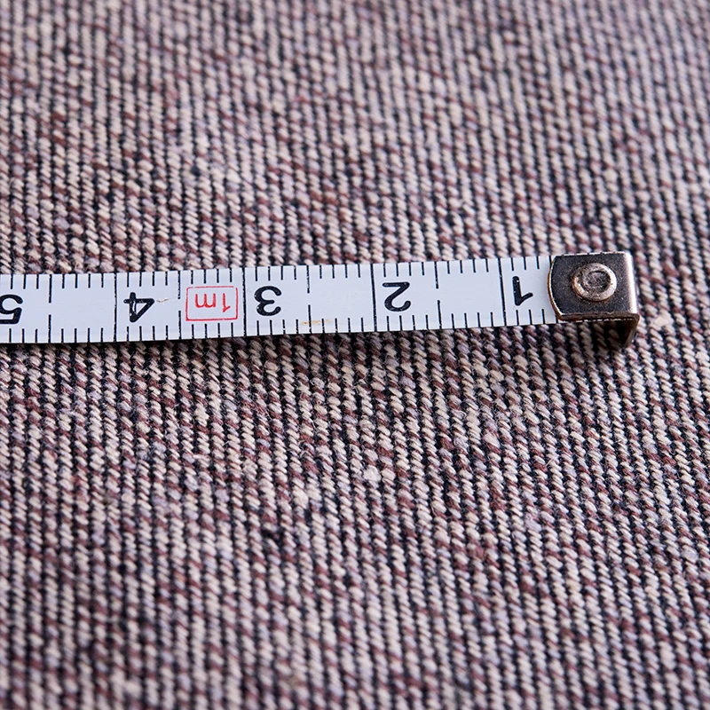 
Wholesale Yarn Dyed Hemp Cotton Woven Plain Fabric For Suit Thick Skirt Clothing Hemp Cotton For Sale 