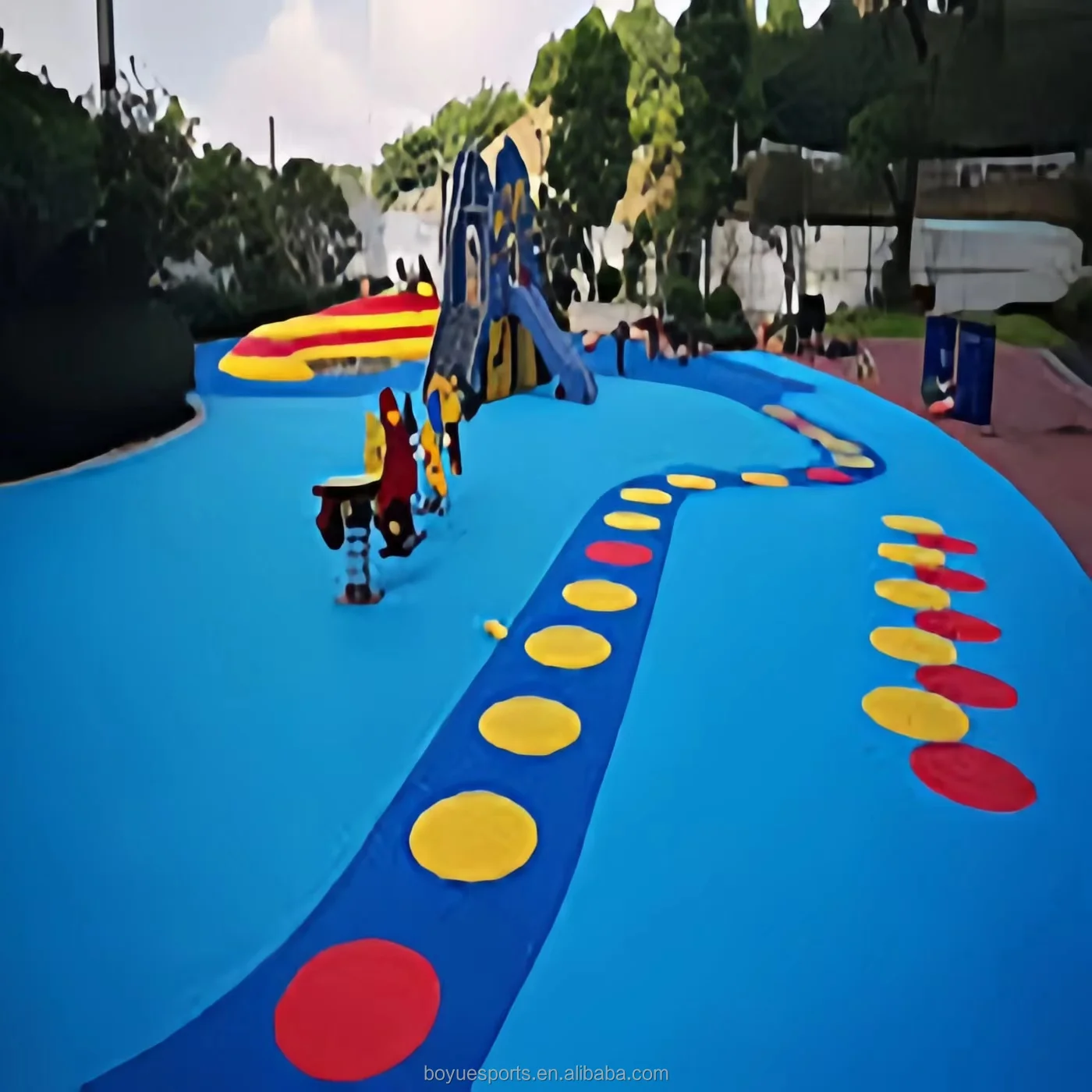Factory direct sales colorful customizable high quality safety guaranteed outdoor amusement park EPDM particles