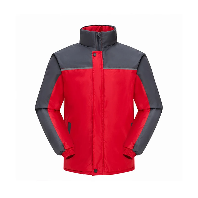 Sports Jacket Warm Keeper Outdoor Quick Dry Winter Adults Print Mandarin Collar for Men Knitted Thick Support Customized Size