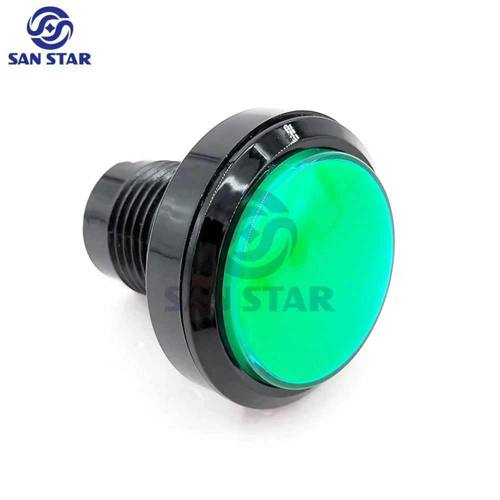 12V Round Shape Led 45mm Illuminated Led Button Arcade Coin Game Machine Parts Arcade Buttons And Joysticks