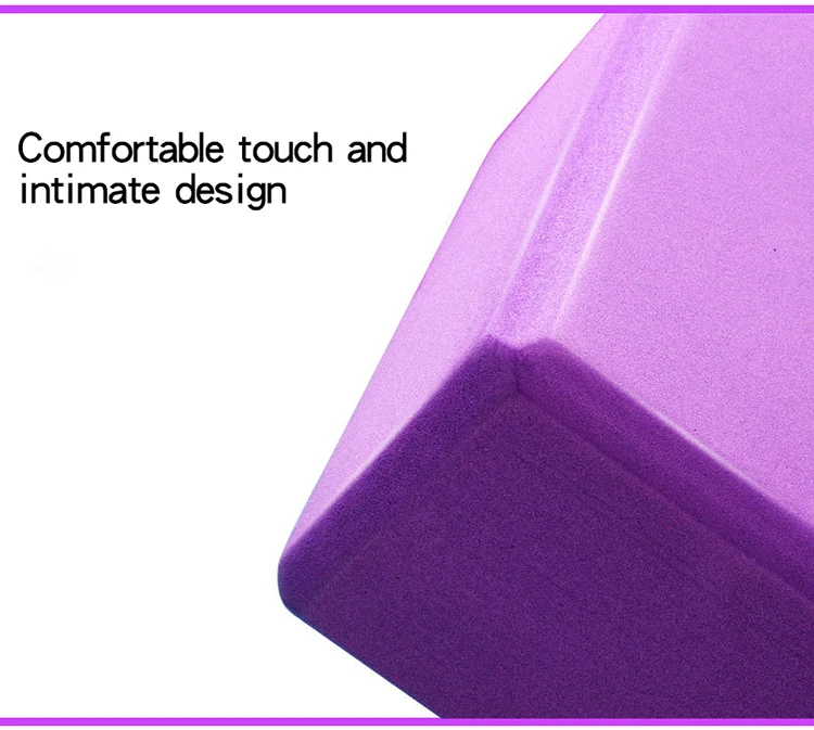 Custom Logo Printed Brick Natural Cork Soft EVA Customize Yoga Block