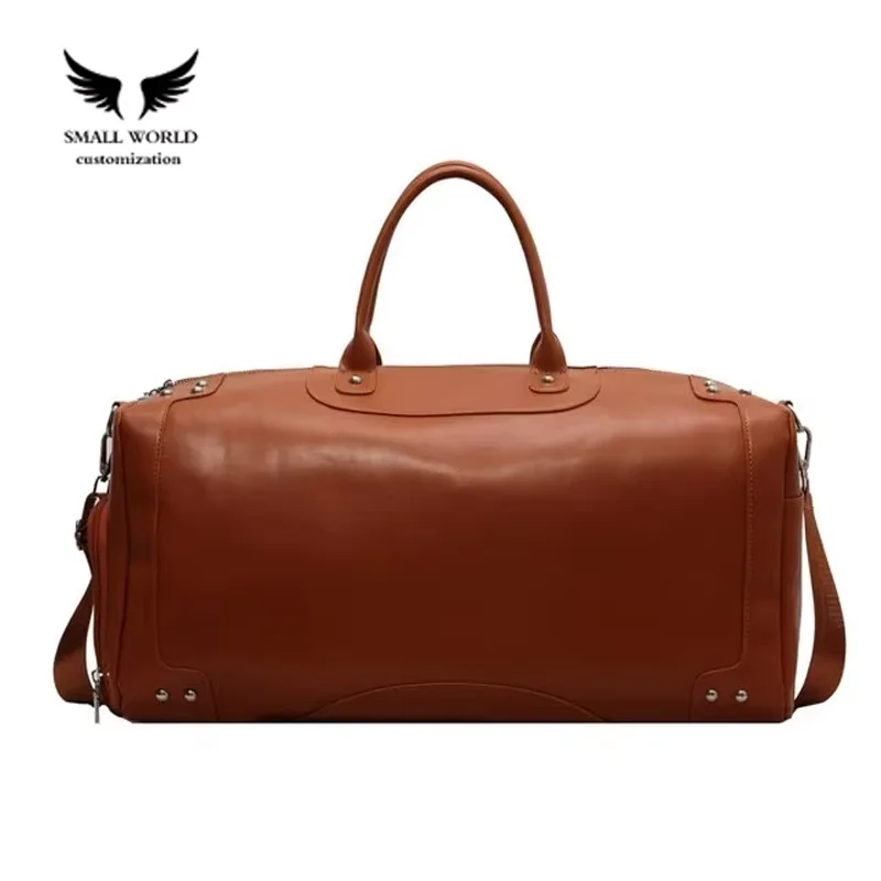 Large Capacity PU Handbag Sports Gym Bag Man Woman Waterproof Travel Duffel Bag Wholesale Custom Logo